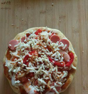 鲜虾披萨的做法，让你在家享受意大利美食（以什锦蔬菜搭配）