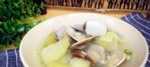 减脂圣品，冬瓜花蛤汤的做法（鲜美营养）