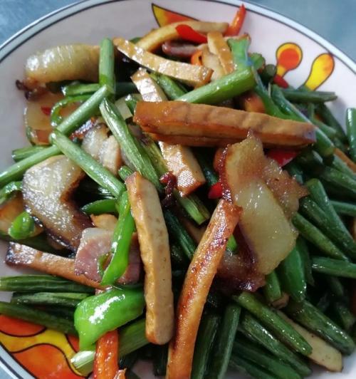蒜苗炒豆干（做法简单易学）