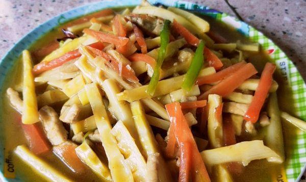 水莲炒肉丝，营养美味，轻松做到（健康食谱）