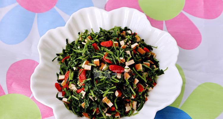 用山茶油拌千层香干（家常美食）