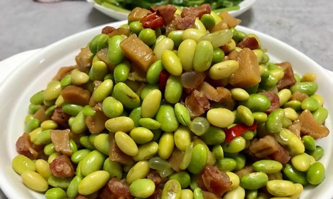 肉炒毛豆的做法大全（做法简单易学）