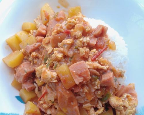 肉丸土豆盖浇饭的美味制作方法（肉丸）