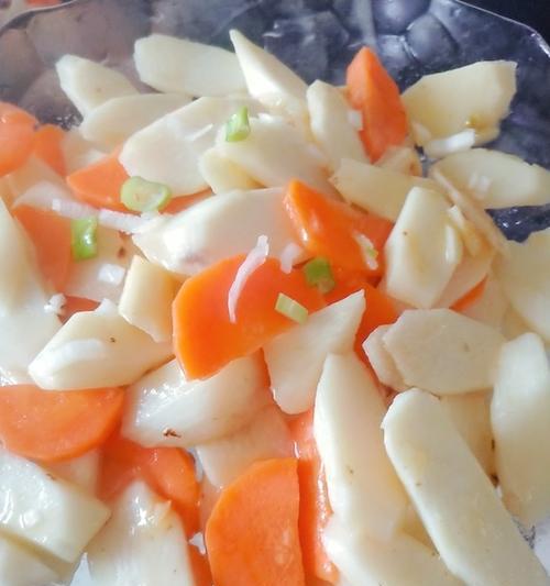清炒山药胡萝卜的做法（家常下饭菜）