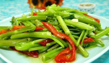 清炒空心菜杆（健康美味）