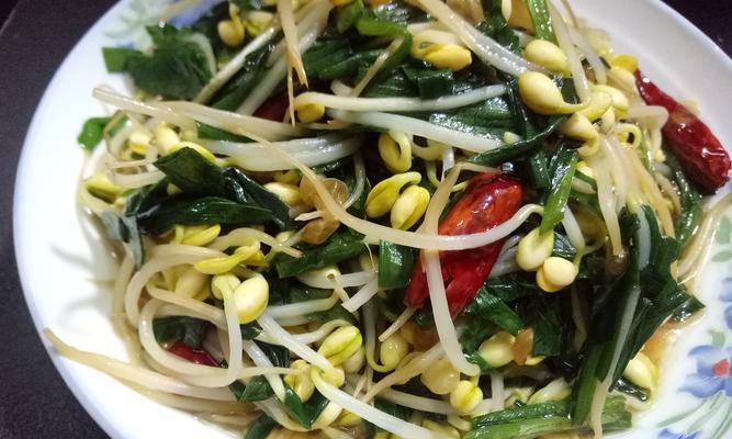 家常美食——清炒黄豆芽（做法简单）