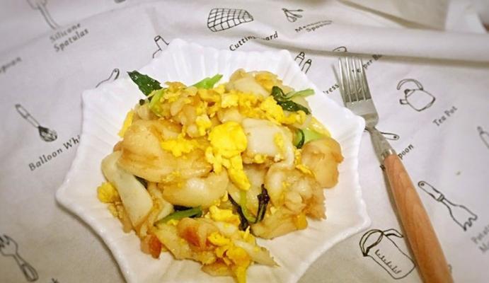 小青菜鸡蛋炒年糕怎么做？步骤和技巧是什么？